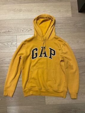 GAP Mustard Yellow Pullover Hoodie